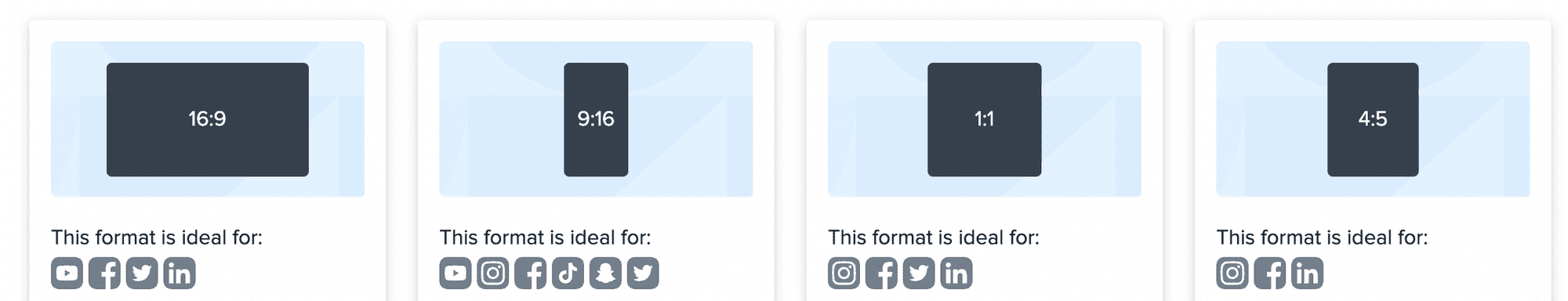 Maker’s latest update enables you to resize the aspect ratio of your video with just one click.