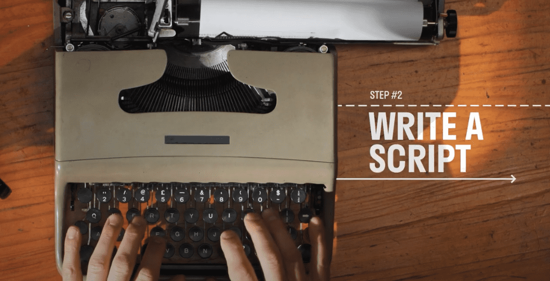 Step 2: How to write a script for a video concept