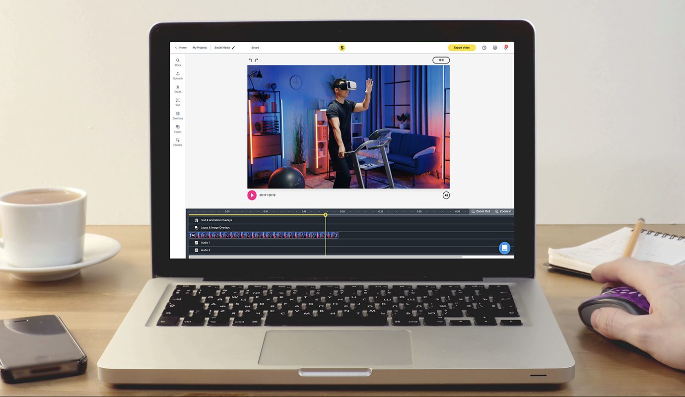 computer screen showing video editing tool called maker