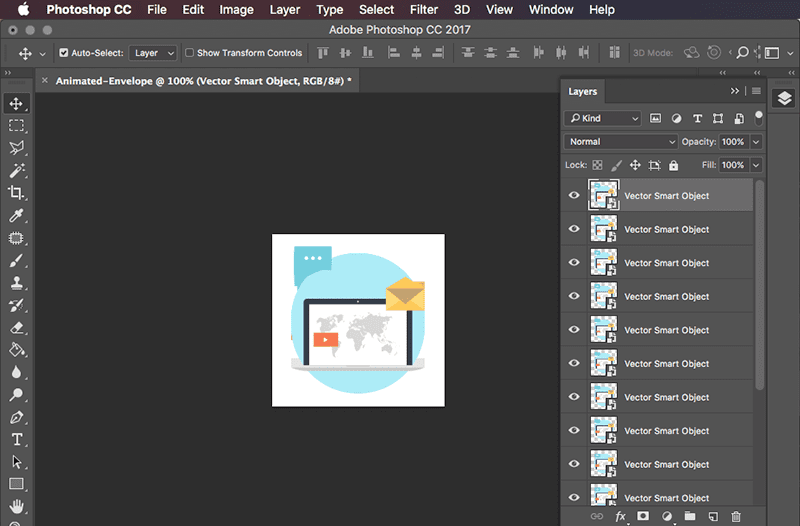 Turning vectors into animated GIFs