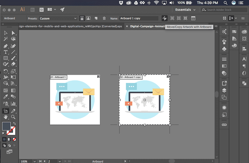 Duplicate a vector in Photoshop