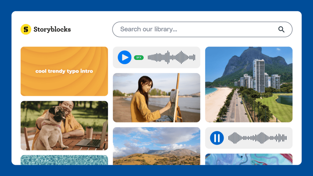 Meet Storyblocks new AI powered search engine