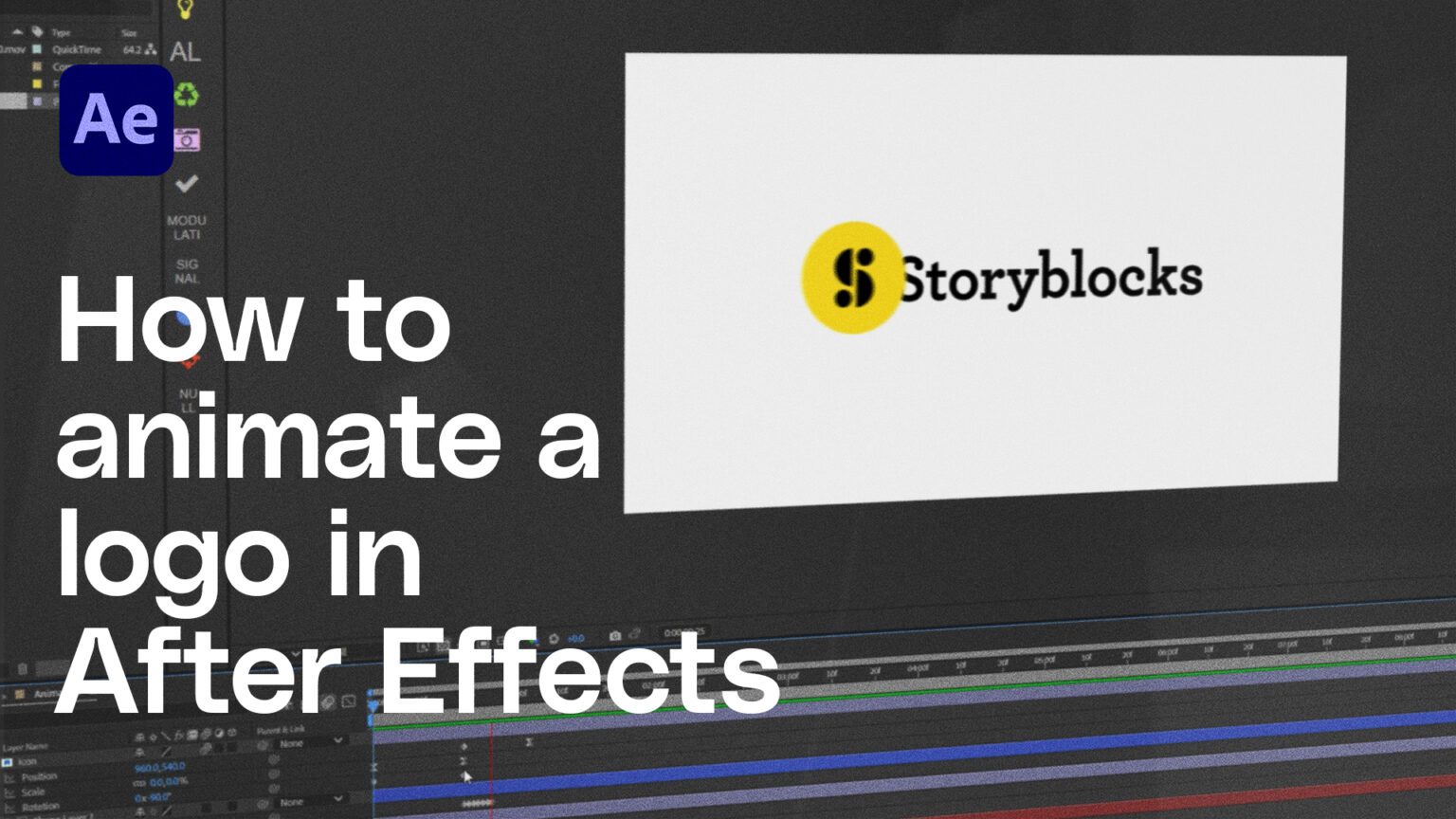 How to animate a logo in After Effects