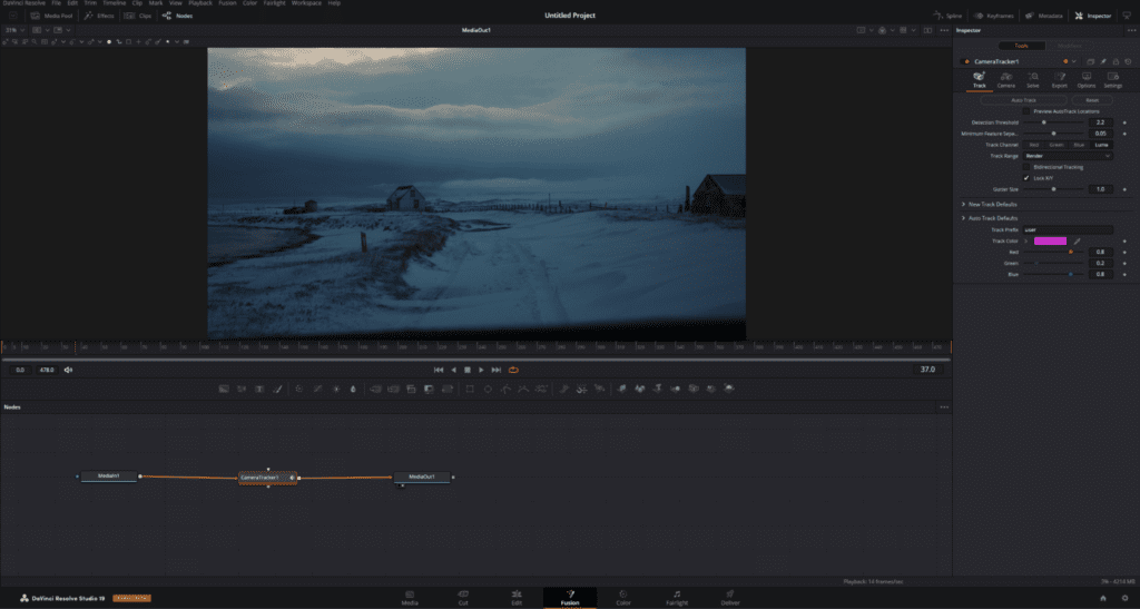 Screenshot of the Inspector panel in DaVinci Resolve Fusion