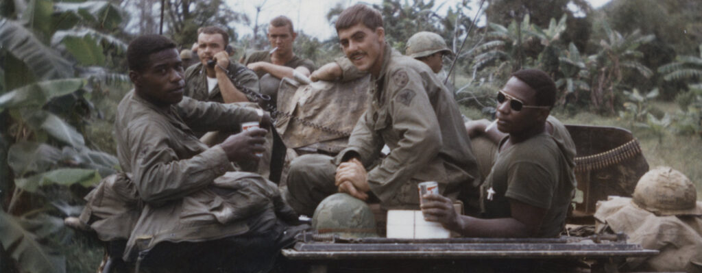 A screen capture from Ken Burns' The Vietnam War documentary.